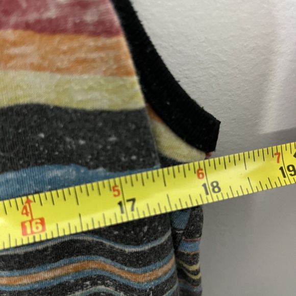 Brooklyn Cloth Mens Striped Tank Top Medium Colorful Sleeveless Scoop Neck VGCon - Picture 8 of 9